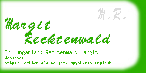 margit recktenwald business card